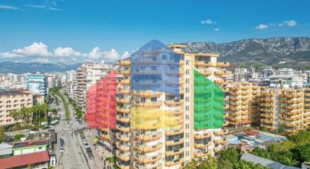 2+1 apartment with sea view in Mahmutlar district