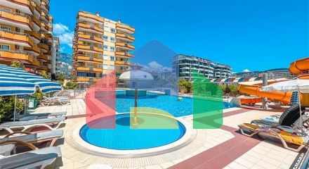 2+1 apartment with sea view in Mahmutlar district