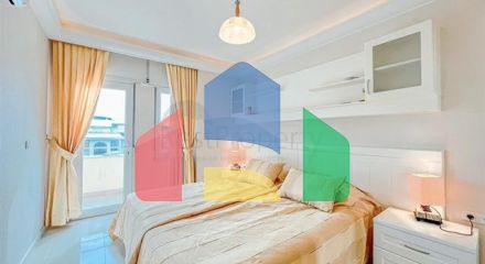 2+1 apartment with sea view in Mahmutlar district
