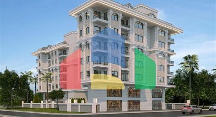 Investment project by the sea in the Mahmutlar area