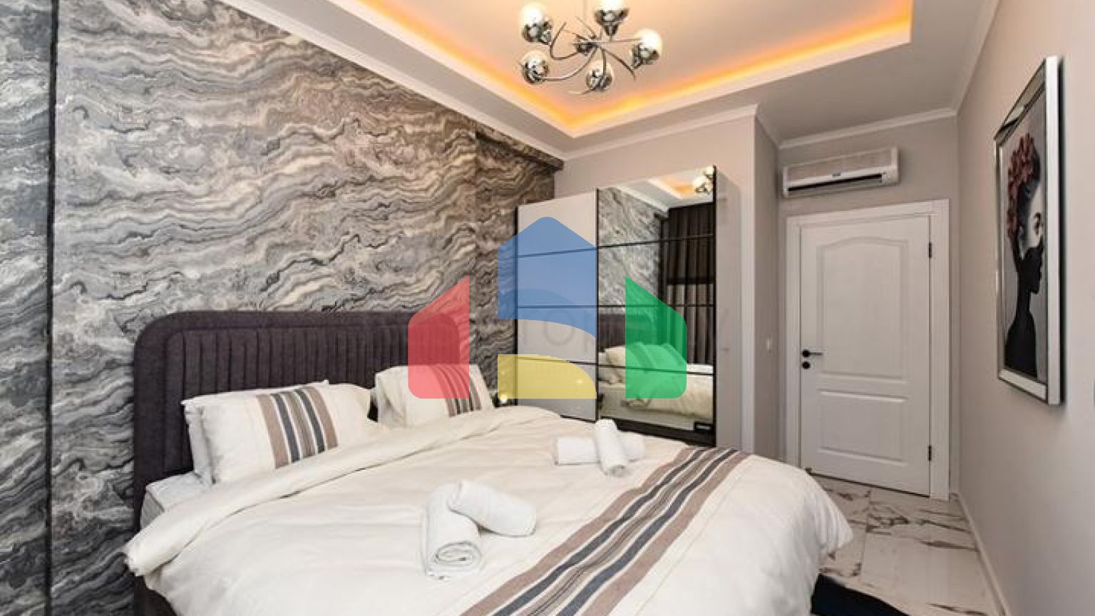 Квартира 1+1 в районе Махмутлар