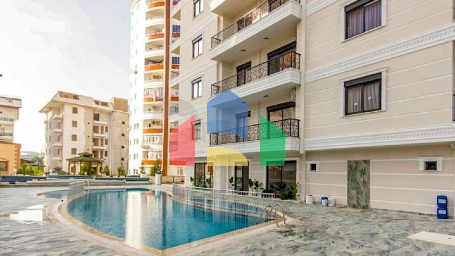 Квартира 1+1 в районе Махмутлар