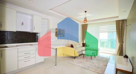 Апартаменты 1+1 в районе Махмутлар