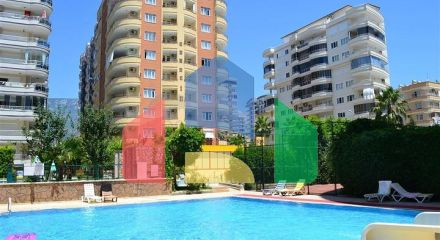 Spacious 2+1 apartment in the popular area of Mahmutlar