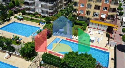 Spacious 2+1 apartment in the popular area of Mahmutlar