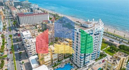 Продається затишна квартира в житловому комплексі на березі моря в Махмутларі