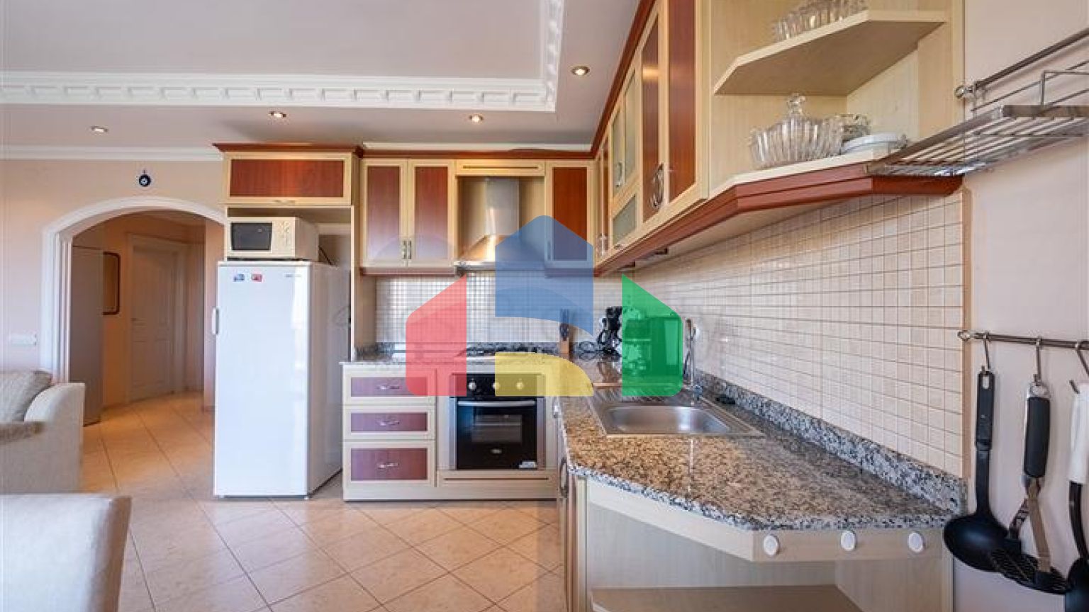 Просторная квартира 2+1 в живописной части района Махмутлар