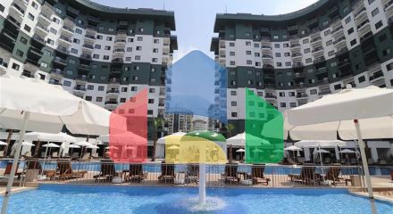 Затишна квартира 1 + 1 в популярному житловому комплексі в районі Махмутлар Затишна квартира 1 + 1 в популярному житловому комплексі в районі Махмутлар