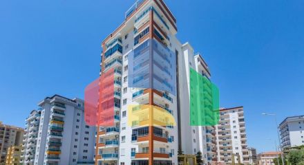 Мебльована квартира плануванням 1+1 в районі Махмутлар