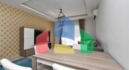 Мебльована квартира плануванням 1+1 в районі Махмутлар