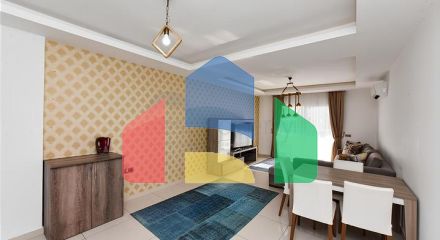 Меблированная квартира планировкой 1+1 в районе Махмутлар