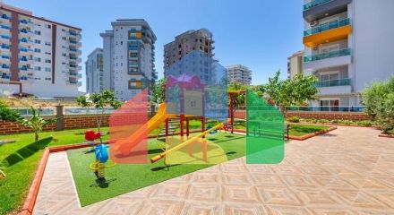 Меблированная квартира планировкой 1+1 в районе Махмутлар