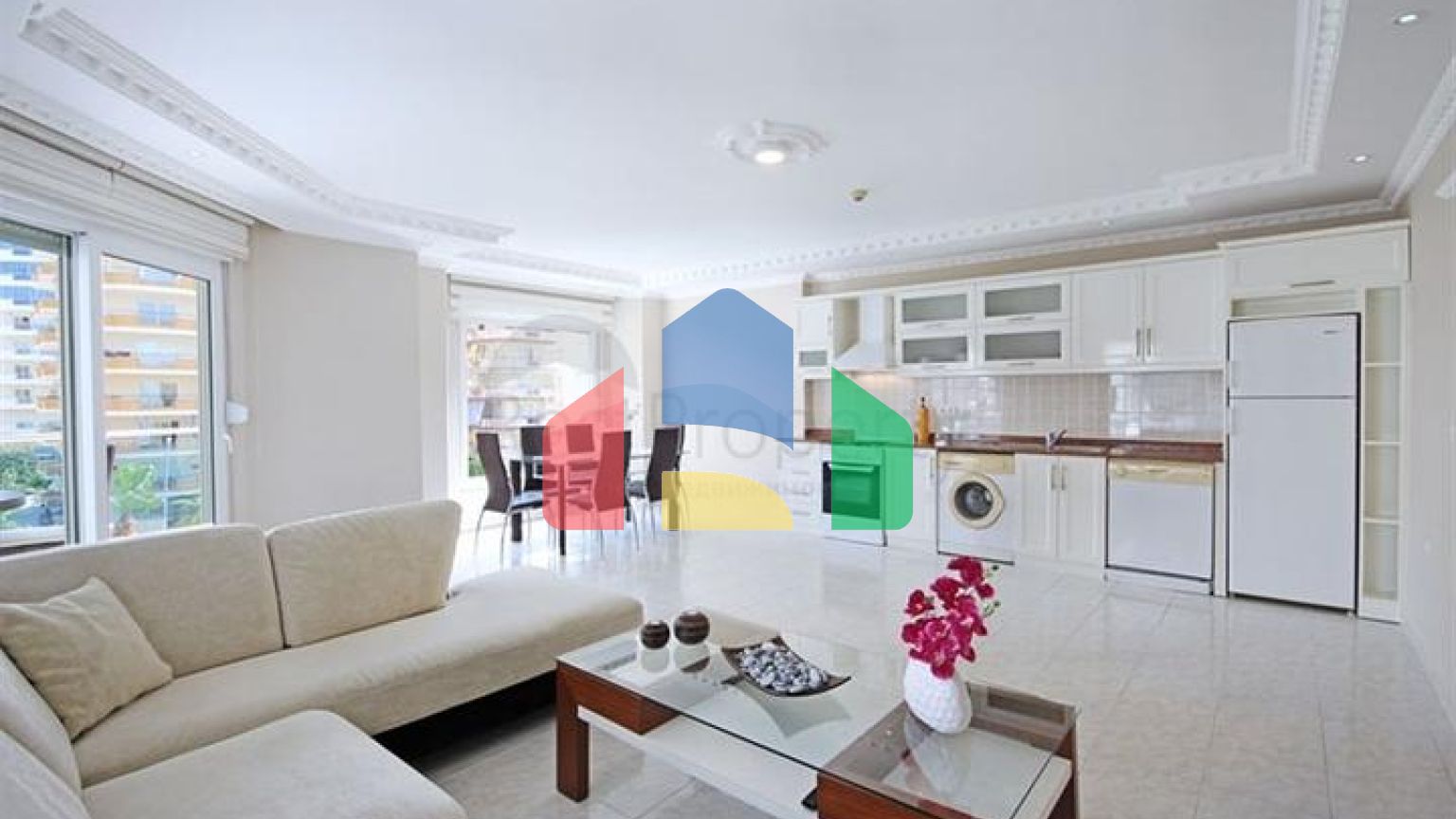 Квартира 2+1 в популярном районе Махмутлар