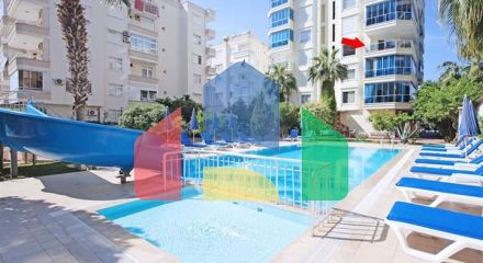 Квартира 2+1 в популярном районе Махмутлар