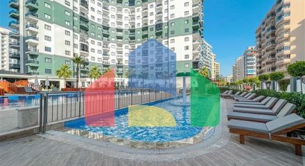 Furnished 2+1 apartment in the popular area of Mahmutlar