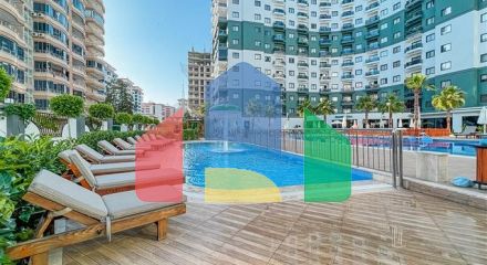 Furnished 2+1 apartment in the popular area of Mahmutlar