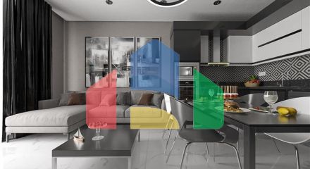 1+1 apartment in a new complex in Mahmutlar