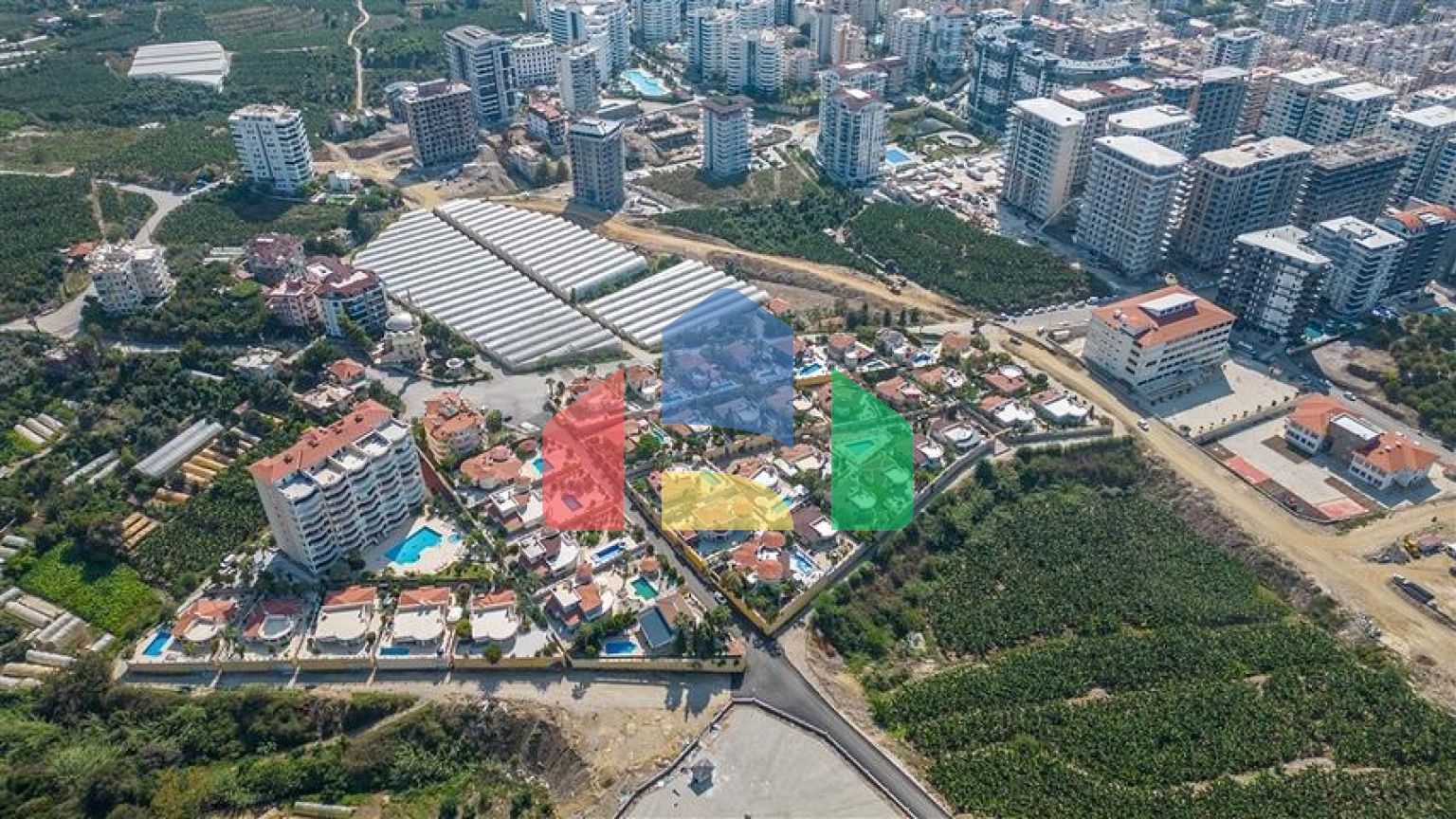 Вилла 2+1 с мебелью и техникой всего 900 м до Средиземного моря