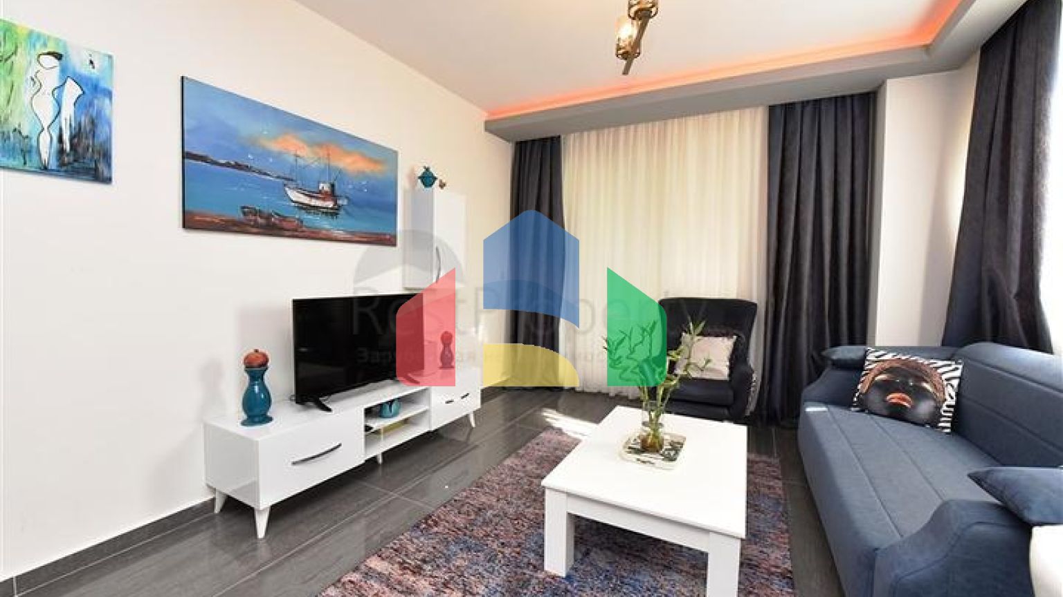 Квартира 1+1 в районе Махмутлар