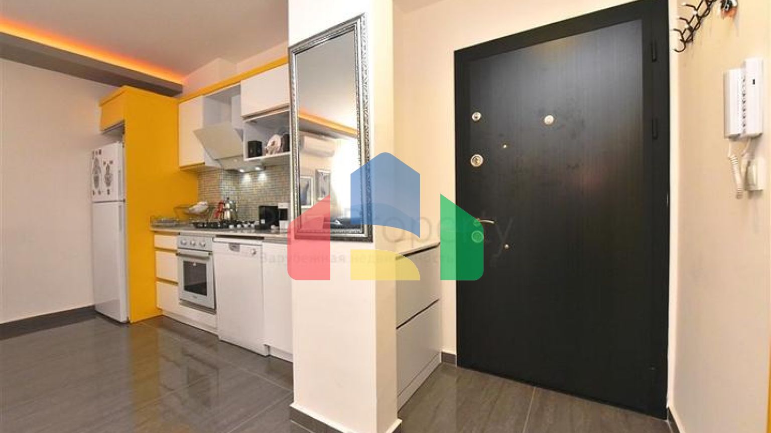 Квартира 1+1 в районе Махмутлар