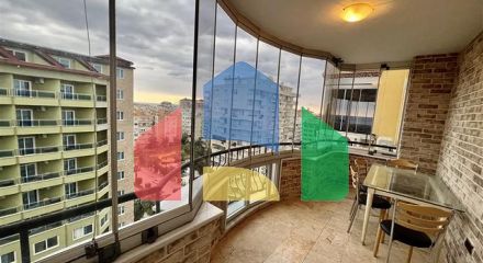2+1 apartments on a high floor in Mahmutlar