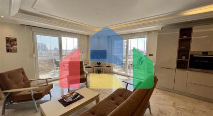 Квартиры 2+1 на высоком этаже в Махмутларе