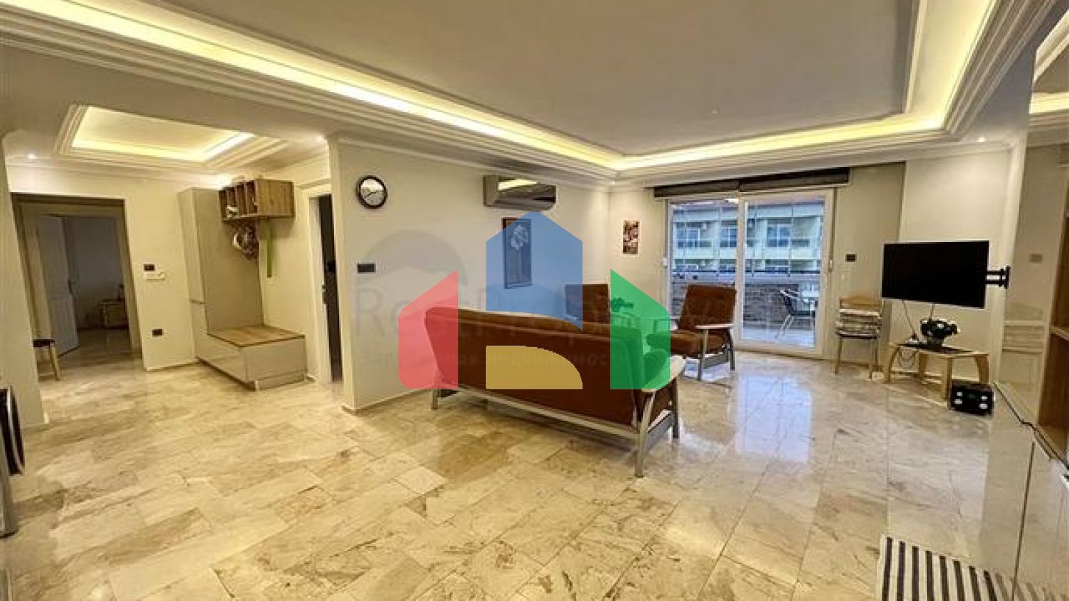 Квартиры 2+1 на высоком этаже в Махмутларе