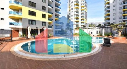 Furnished 1+1 apartment in Mahmutlar