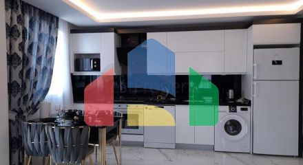Furnished 1+1 apartment in Mahmutlar