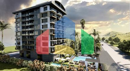 1+1 apartment in Mahmutlar district