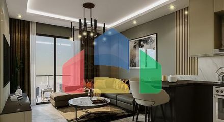 1+1 apartment in Mahmutlar district