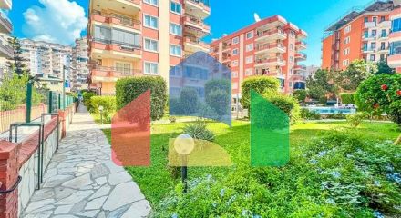 2+1 apartment in the Mahmutlar area 50 m from the sea