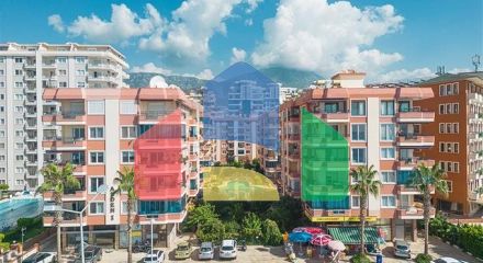 Квартира планировкой 2+1 в районе Махмутлар 50 м от моря