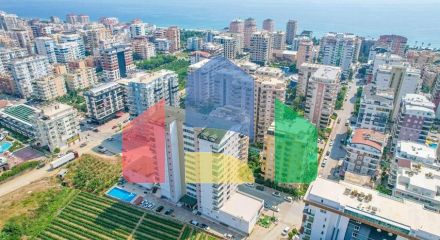 Furnished 2+1 apartment with separate kitchen in Mahmutlar district