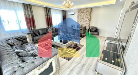 Furnished 2+1 apartment with separate kitchen in Mahmutlar district