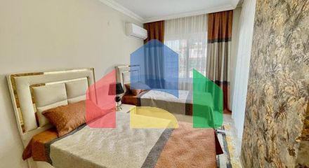 Furnished 2+1 apartment with separate kitchen in Mahmutlar district
