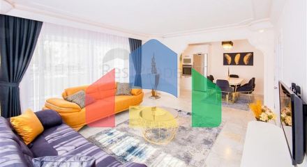 2+1 apartment 150 meters from the sea in a picturesque area of Mahmutlar
