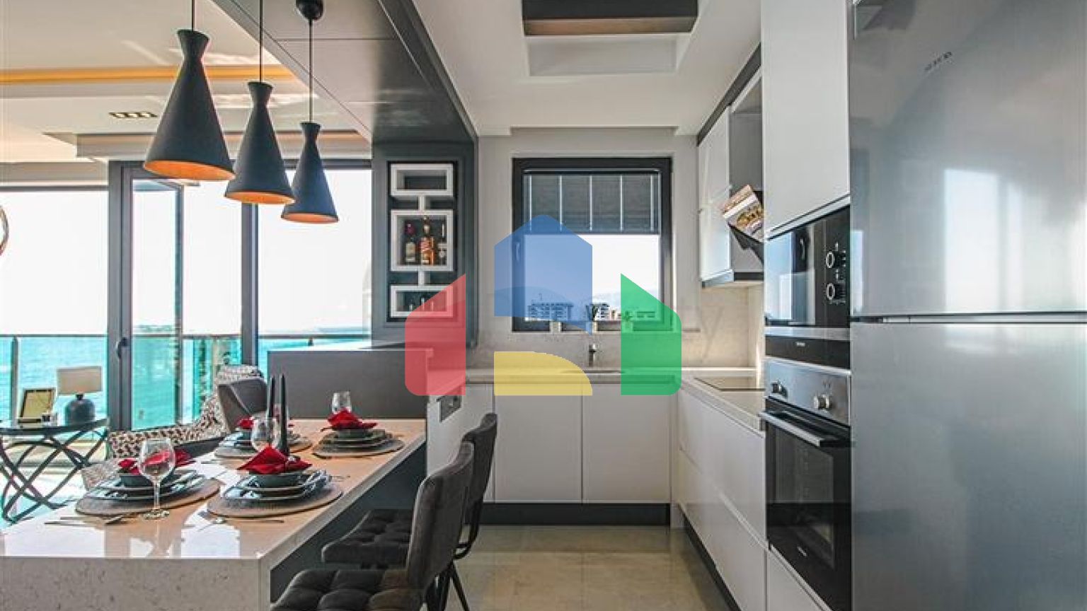 Видовая квартира на первой линии премиального комплекса