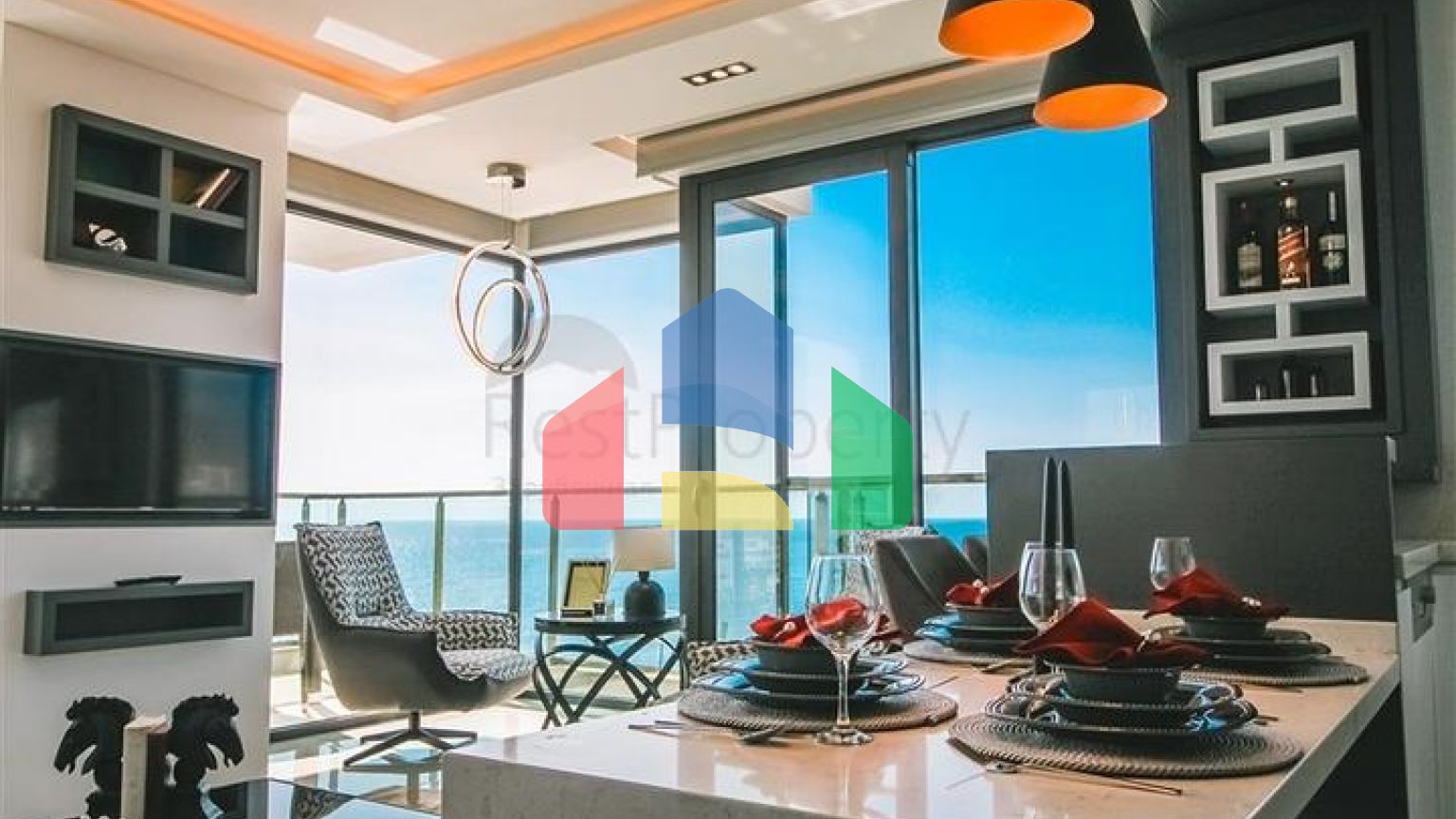 Видовая квартира на первой линии премиального комплекса