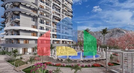 1+1 apartment in Mahmutlar district