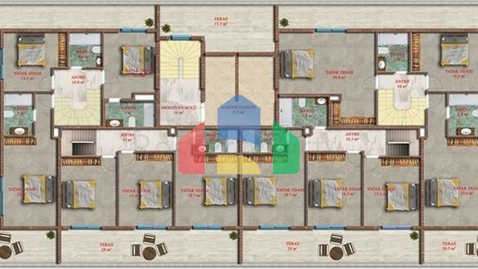 Новый проект в районе Махмутлар