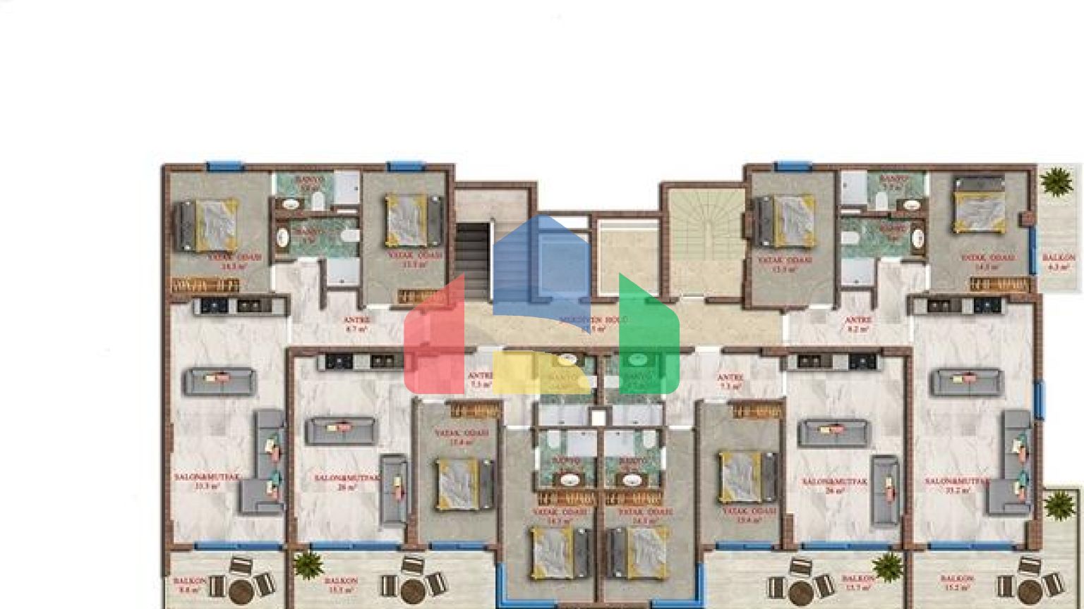 Новый проект в районе Махмутлар