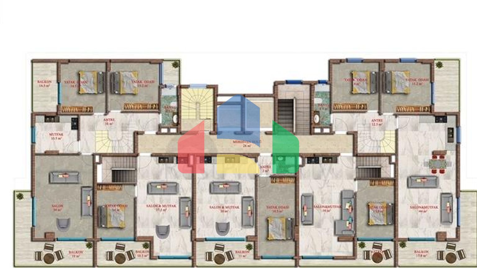 Новый проект в районе Махмутлар