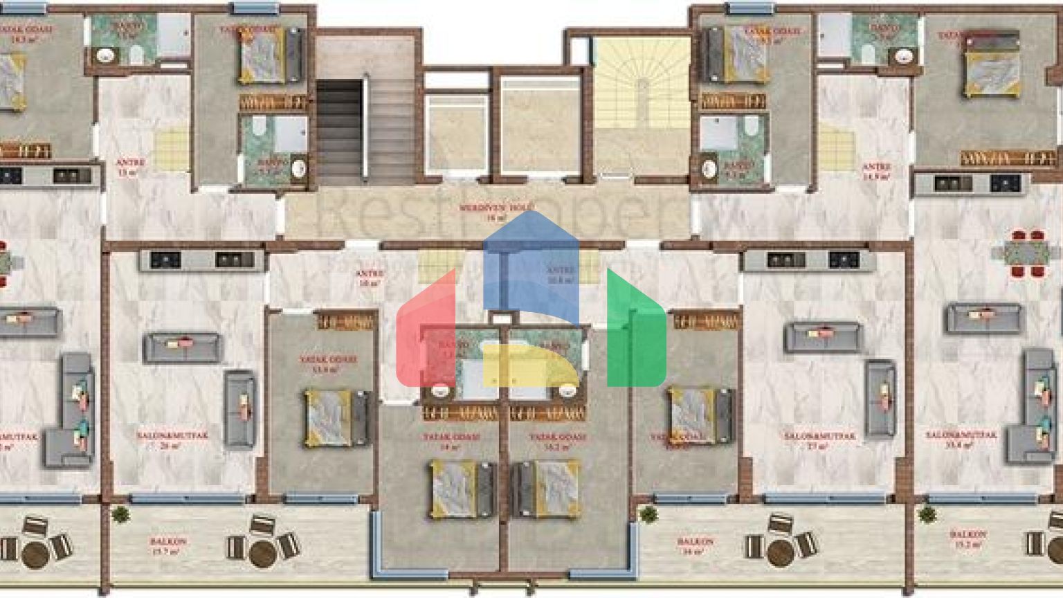 Новый проект в районе Махмутлар