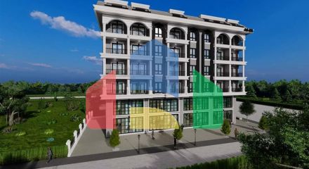 Новый жилой комплекс в районе Махмутлар