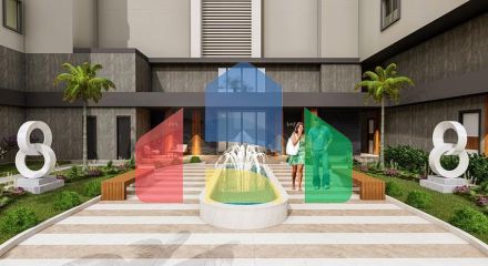 Строящийся комплекс в районе Махмутлар