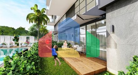 Строящийся комплекс в районе Махмутлар