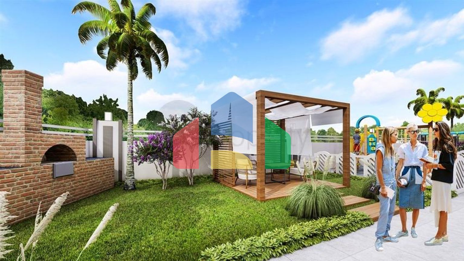 Строящийся комплекс в районе Махмутлар