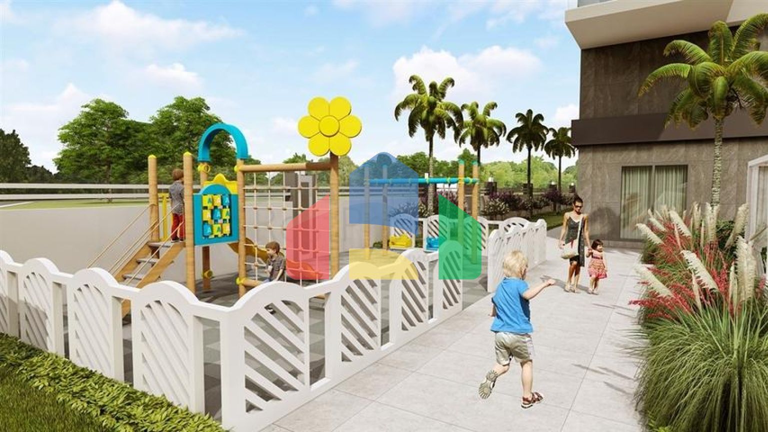 Строящийся комплекс в районе Махмутлар