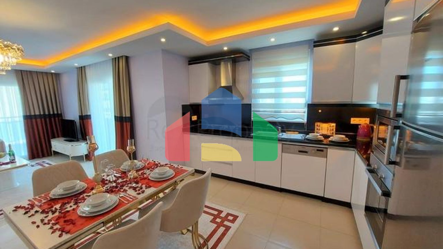 Просторная квартира 2+1 в 500 метрах от моря